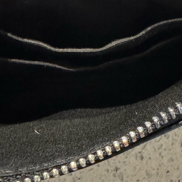 Coach Wristlet Black Signature Leather Sparkle Logo - Picture 4 of 4